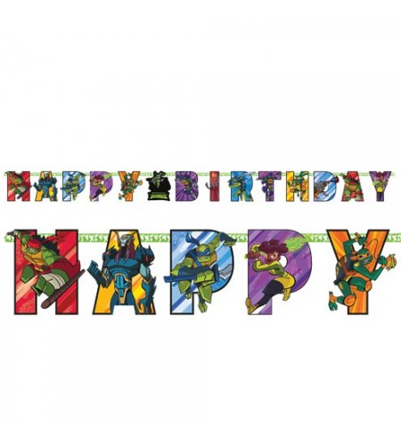 FAIXA HAPPY BIRTHDAY NINJA POWER 
